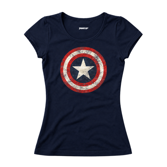 Women's Captain America Vintage Tee