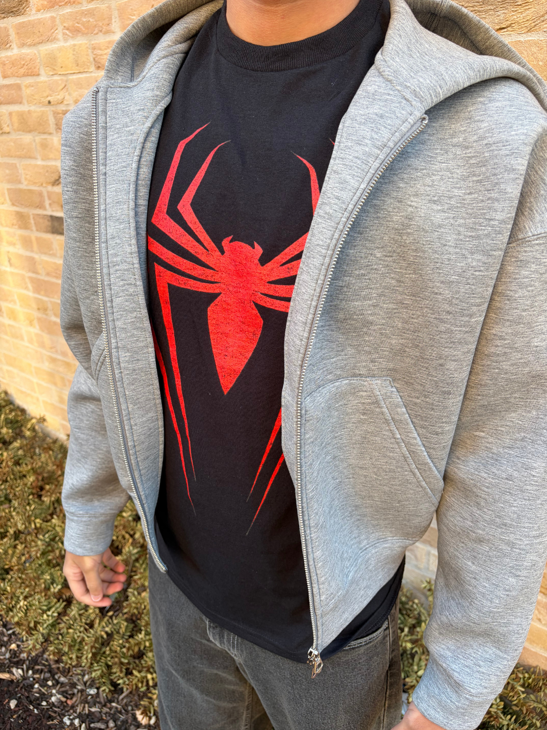 Vintage Black Spider-Man Tee